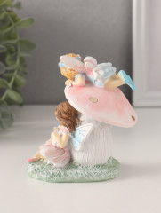 Фигурка «Девочки-феи с грибочком и кроликом» - Фото 3