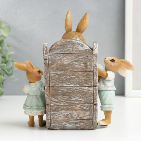 Фигурка «Зайка-бабуля с внучатами»