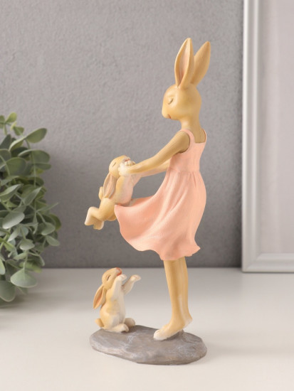 Фигурка «Зайки. Мама с детьми»