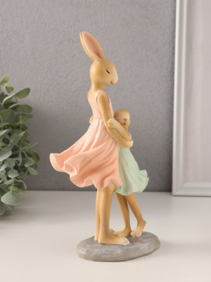 Фигурка «Зайки. Мама с дочкой»