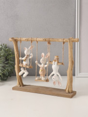 Фигурка «Зайчата: три друга на качелях» - Фото 3