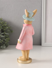 Фигурка «Заяц в розовом камзоле и голубой шляпе» - Фото 1