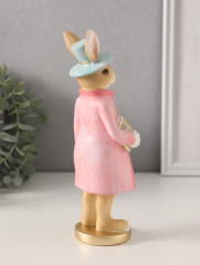Фигурка «Заяц в розовом камзоле и голубой шляпе» - Фото 2