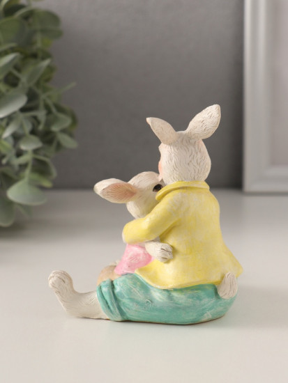 Фигурка «Кролик с крольчонком: папа и сын»