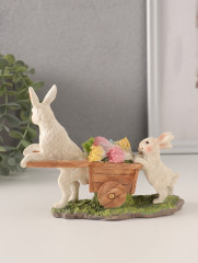 Фигурка «Кролики везут тележку с капустой» - Фото 3