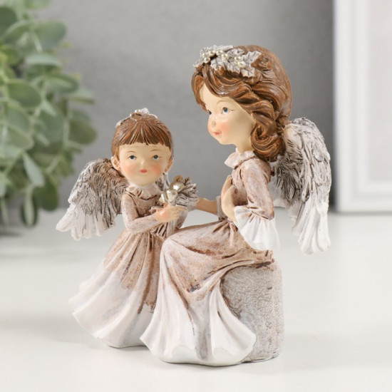 Фигурка «Мама-ангел с дочкой»