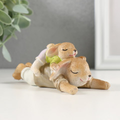 Фигурка «Милые зайки спят» - Фото 1