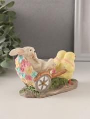 Фигурка «Цыплята везут кролика в колеснице» - Фото 2