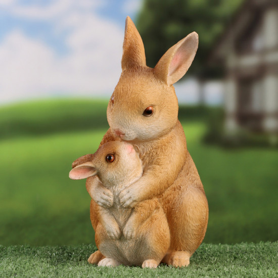 Фигурка «Зайчиха с зайчонком»