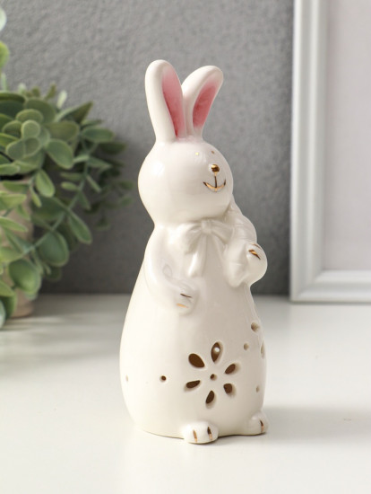 Фигурка светящаяся «Зайка с морковкой»