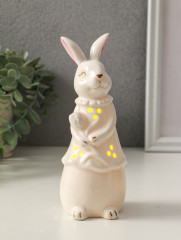 Фигурка светящаяся «Зайка с тюльпаном» - Фото 1