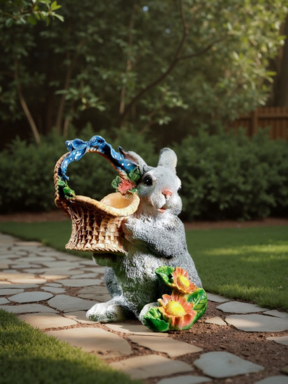 Фигура «Зайка с лукошком»