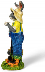 Фигура «Зайчик дачник с бабочкой» - Фото 8