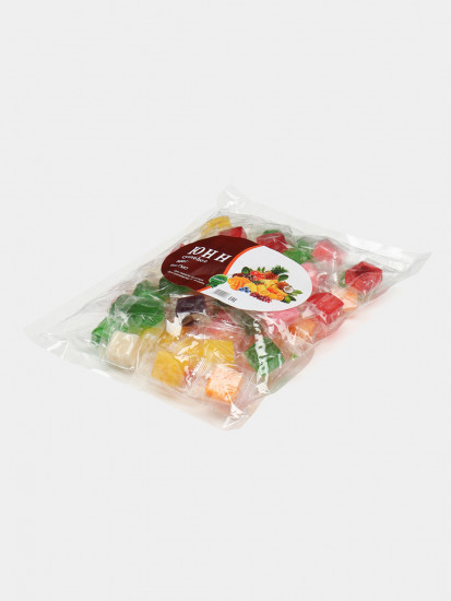 Конфеты желейные кубики фруктовое ассорти