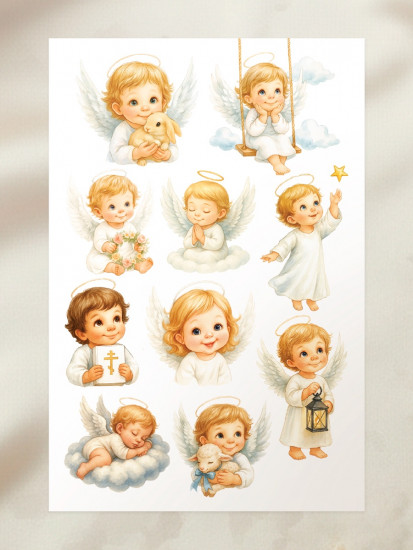 Пасхальный набор для украшения яиц «Ангелы»