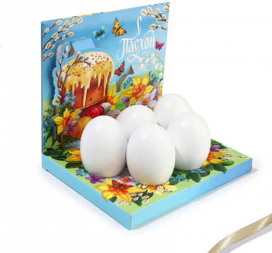 Набор для украшения яиц в 3D коробке «Светлой Пасхи!»
