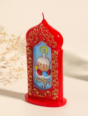 Свеча декоративная «Пасхальная свеча с куличиком» - Фото 3