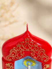 Свеча декоративная «Пасхальная свеча с куличиком» - Фото 4