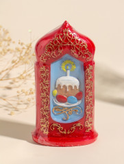 Свеча декоративная «Пасхальная свеча с куличиком» - Фото 5