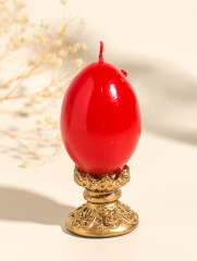 Свеча декоративная «Пасхальное яйцо вензельное» - Фото 2