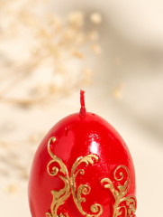 Свеча декоративная «Пасхальное яйцо вензельное» - Фото 4