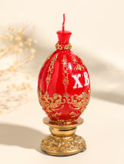 Свеча декоративная «Пасхальное яйцо с орнаментом» - Фото 1