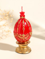 Свеча декоративная «Пасхальное яйцо с орнаментом» - Фото 2