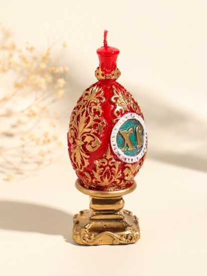 Свеча декоративная «Пасхальное яйцо с орнаментом»