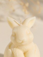 Свеча пасхальная «Заяц с цветами» - Фото 4