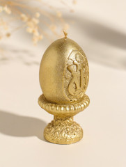 Свеча пасхальная «Яйцо на подставке ХВ» - Фото 1