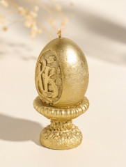 Свеча пасхальная «Яйцо на подставке ХВ» - Фото 3