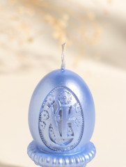 Свеча пасхальная «Яйцо на подставке ХВ» - Фото 4