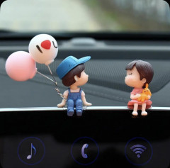 Фигурки в авто «Влюблённая пара с шариками» - Фото 7