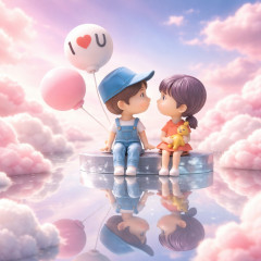 Фигурки в машину с шариками «Влюблённая пара» - Фото 11