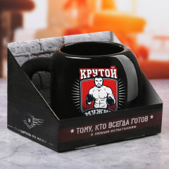 Кружка-боксёрская перчатка «Крутой мужик» - Фото 2