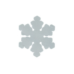 Набор светоотражающих наклеек на одежду «Снежинки» - Фото 1