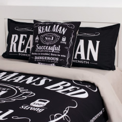 Комплект постельного белья «Real Man» (1,5-спальный, ранфорс, 2 наволочки 50×70) - Фото 3