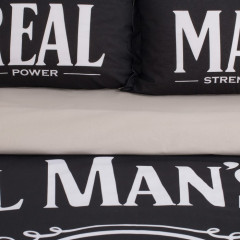 Комплект постельного белья «Real Man» (1,5-спальный, ранфорс, 2 наволочки 50×70) - Фото 4