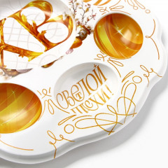 Пасхальная подставка на 8 яиц и кулич «Светлой Пасхи» - Фото 3