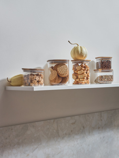 Банка для сыпучих продуктов «Glass Acacia»