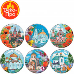 Картинки вафельные «Пасха Цветы и храмы» - Фото 2