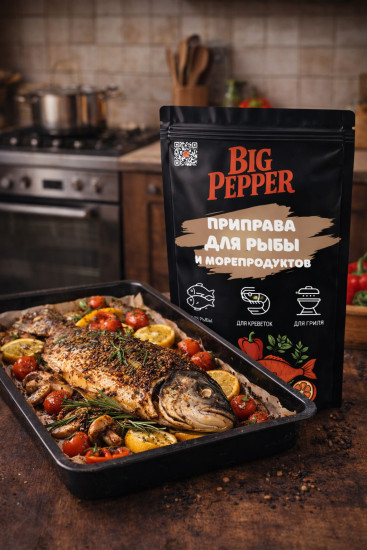 Набор приправ «Для рыбы и морепродуктов и перец чёрный молотый»