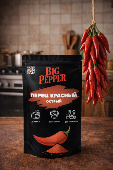 Набор приправ «Перец красный острый молотый и перец чёрный молотый»