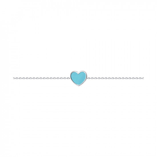 Браслет из серебра с эмалью