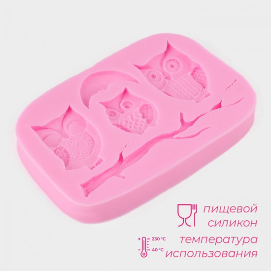Молд для заливки «Совы»
