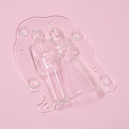 Молд для заливки шоколада 3D «Молодожёны»