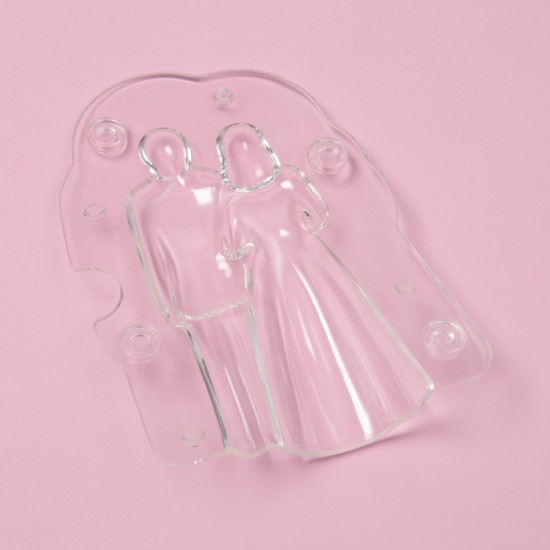 Молд для заливки шоколада 3D «Молодожёны»