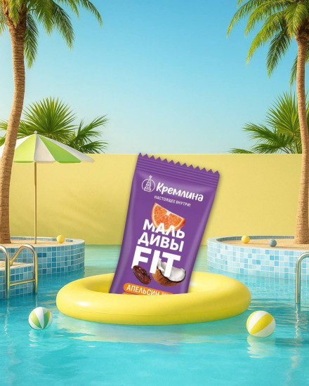 Конфеты неглазированные «Мальдивы Fit. Финик, апельсин и кокос»