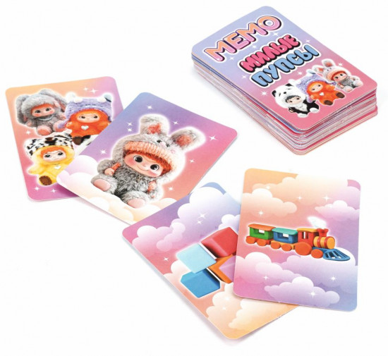 Игра карточная «Мемо. Милые пупсы»