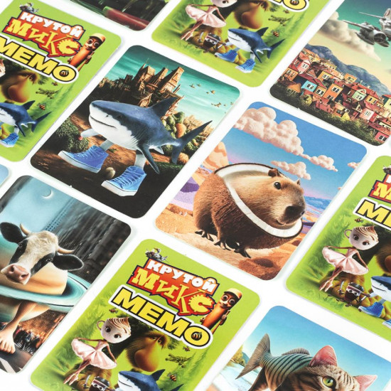 Игра карточная «Мемо. Крутой микс»